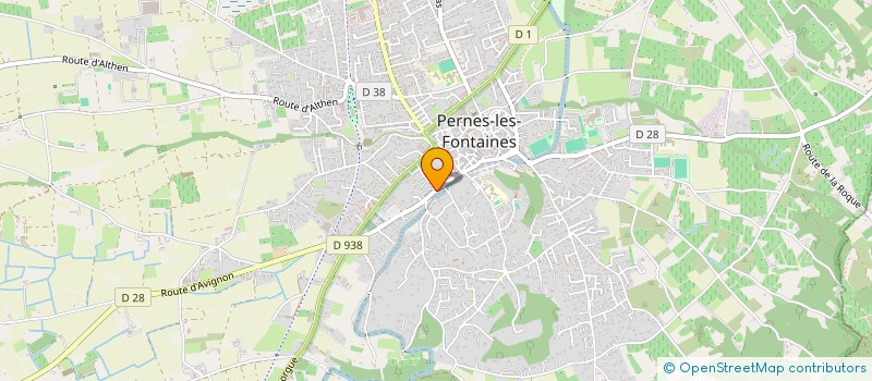 localisation de l'entreprise LE ROUVRE  PERNES-LES-FONTAINES