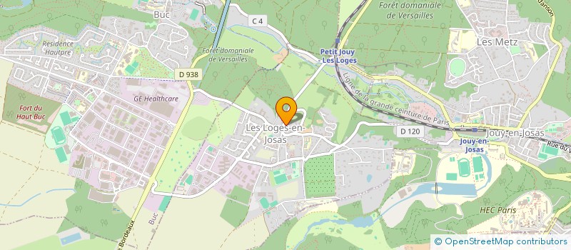 localisation de l'entreprise LE ROUX à LES LOGES-EN-JOSAS