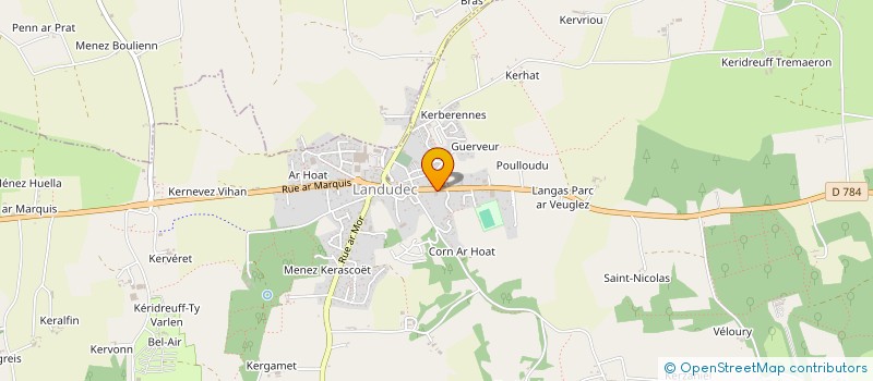 localisation de l'entreprise LE ROUX 3D  LANDUDEC