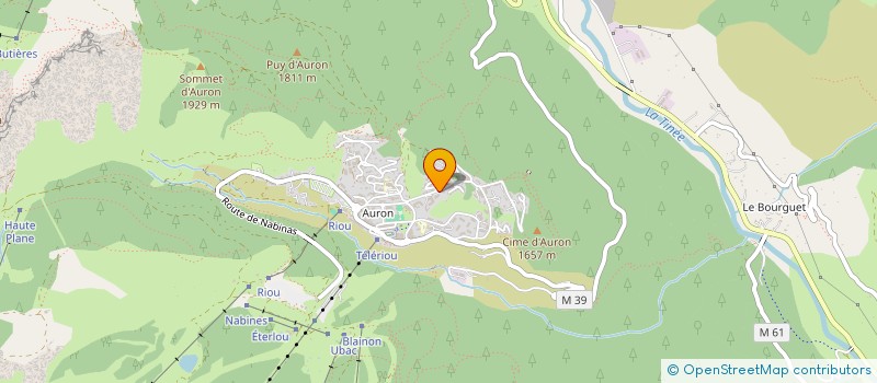 localisation de l'entreprise LE ROUX  SAINT-ETIENNE-DE-TINEE