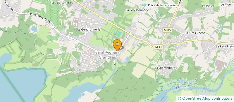 localisation de l'entreprise LE ROUX  SAINT-AIGNAN-GRANDLIEU