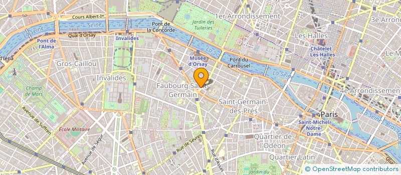 localisation de l'entreprise LE ROUX - D'URSEL  PARIS