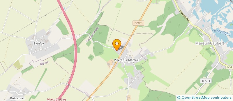 localisation de l'entreprise LE ROUX DE BRETAGNE  HUCHENNEVILLE