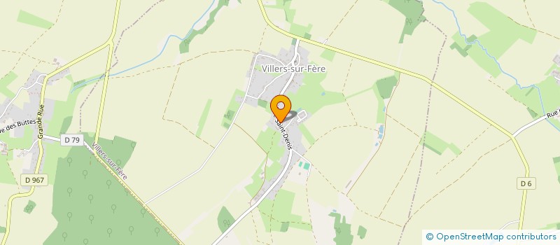 localisation de l'entreprise LE ROUX F.  VILLERS-SUR-FERE