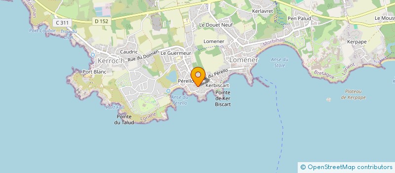 localisation de l'entreprise LE ROUX INVEST à PLOEMEUR