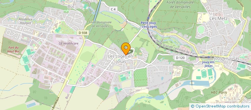 localisation de l'entreprise LE ROUX LES LOGES  LES LOGES-EN-JOSAS