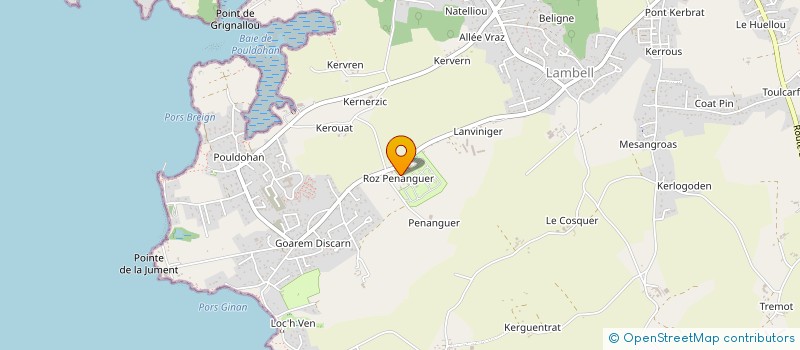 localisation de l'entreprise LE ROUX LOISIRS  TREGUNC