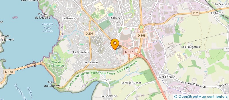 localisation de l'entreprise LE ROUX PATRIMOINE  SAINT-MALO
