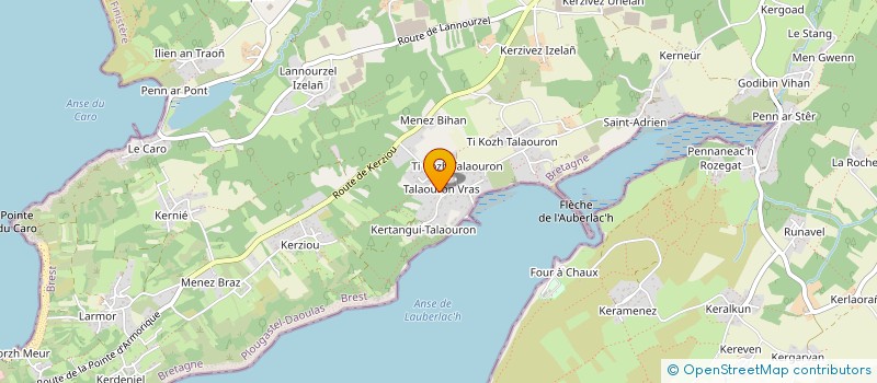 localisation de l'entreprise LE ROUX SABAP  PLOUGASTEL-DAOULAS