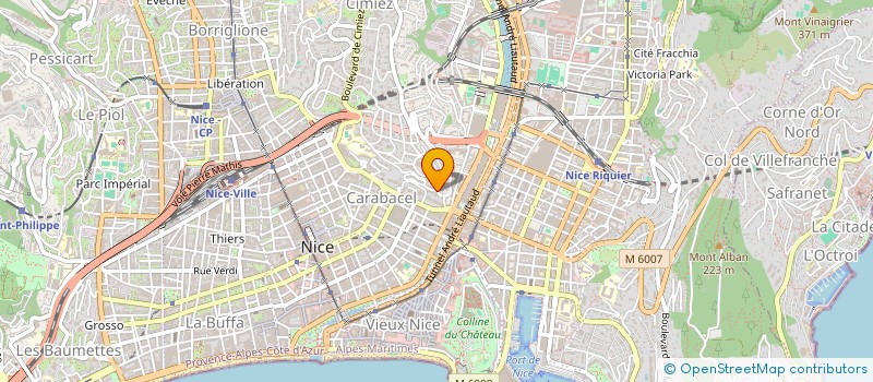 localisation de l'entreprise LE ROVA à NICE