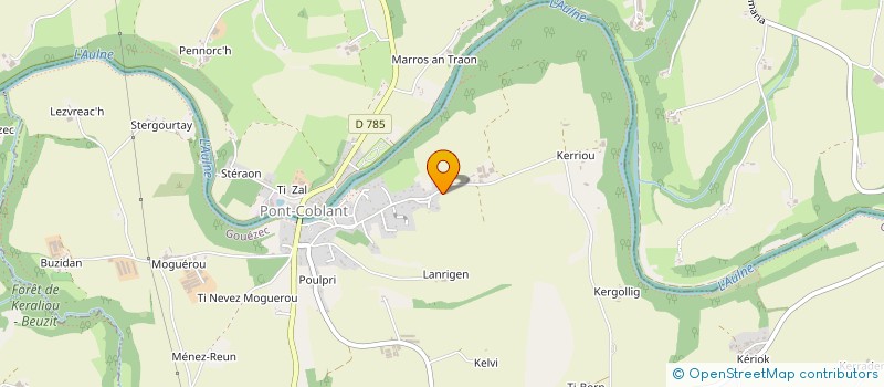 localisation de l'entreprise LE ROY ARMELLE ET DANIEL  GOUEZEC