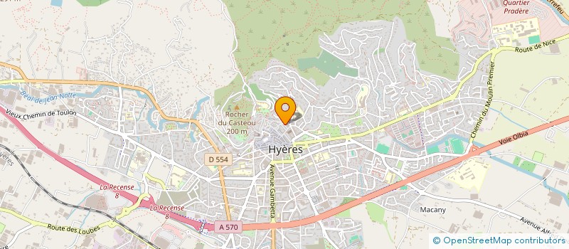 localisation de l'entreprise LE ROY-BARRE 1 à HYERES