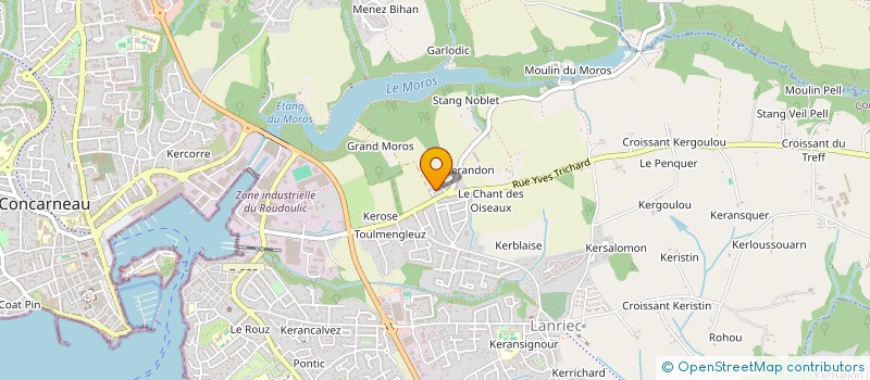 localisation de l'entreprise LE ROY BERTHAUD IMMOBILIER  CONCARNEAU