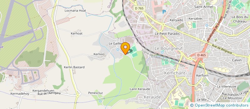 localisation de l'entreprise LE ROY DAVID à PLOEMEUR