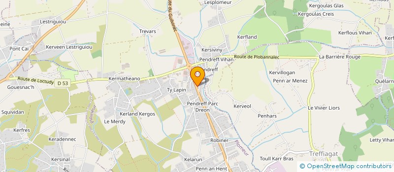 localisation de l'entreprise LE ROY DEVELOPPEMENT  PLOMEUR