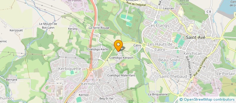 localisation de l'entreprise LE ROY ELECTRICITE GENERALE à SAINT-AVE