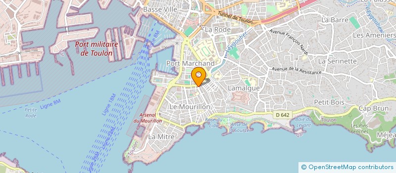 localisation de l'entreprise LE ROY GOURMET à TOULON