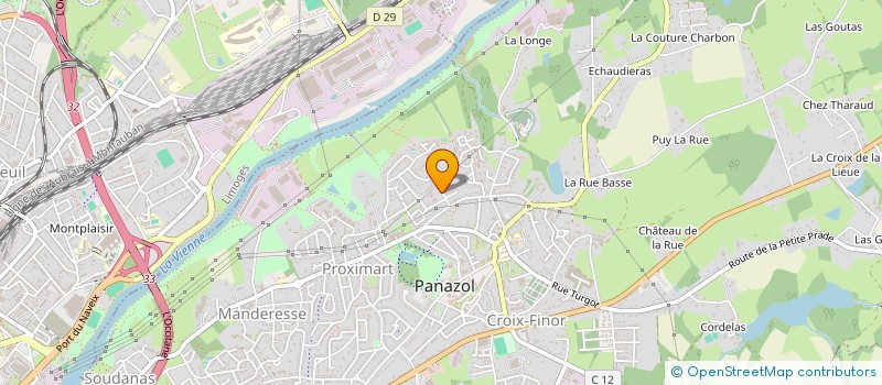 localisation de l'entreprise LE ROY GOURMET DOMAINE DE LA GRESLE à PANAZOL