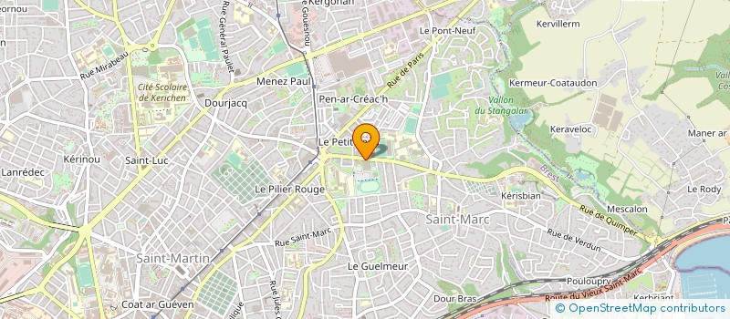 localisation de l'entreprise LE ROY LANRELEC à BREST