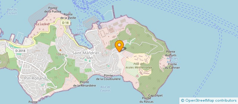 localisation de l'entreprise LE ROY PONSARD SCI à SAINT-MANDRIER-SUR-MER