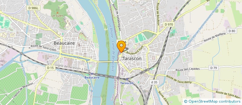 localisation de l'entreprise LE ROY RENE  TARASCON