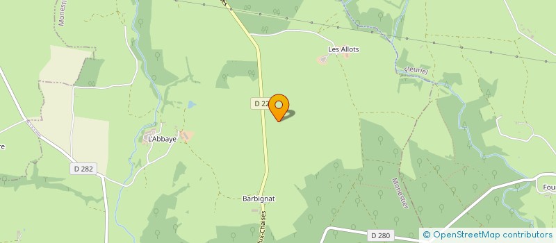 localisation de l'entreprise LE ROY THEVENET IMMOBILIER  MONESTIER