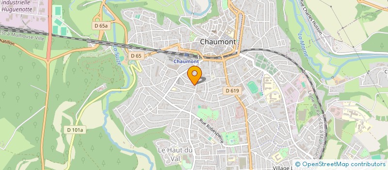 localisation de l'entreprise LE ROYAL à CHAUMONT