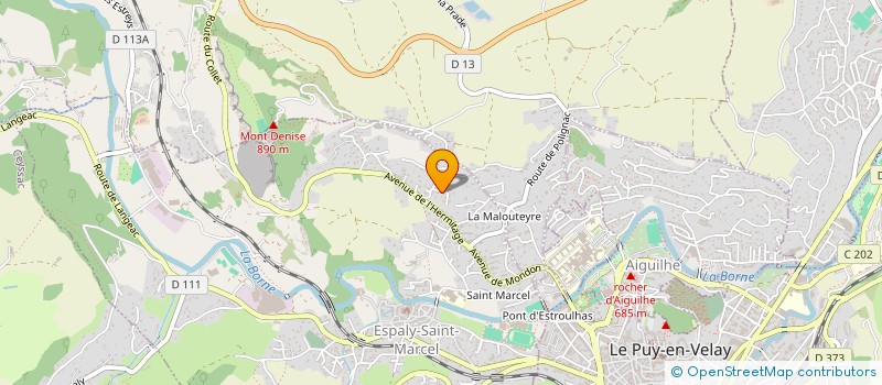 localisation de l'entreprise LE ROYAL  ESPALY-SAINT-MARCEL