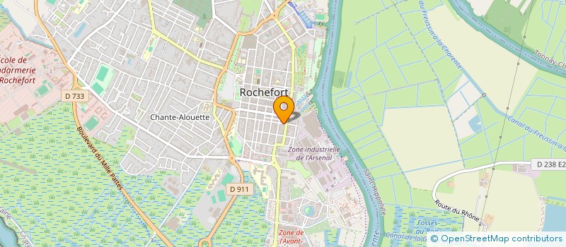 localisation de l'entreprise LE ROYAL à ROCHEFORT