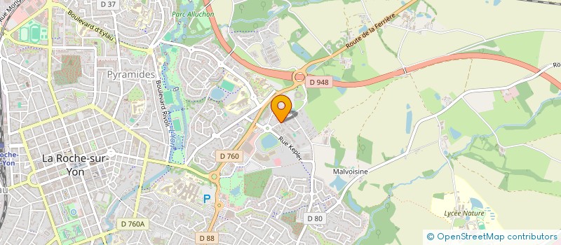 localisation de l'entreprise LE ROYAL à LA ROCHE-SUR-YON