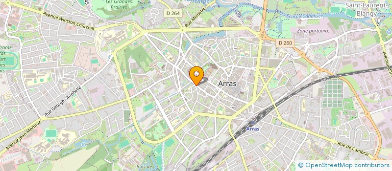 localisation de l'entreprise LE ROYAL à ARRAS