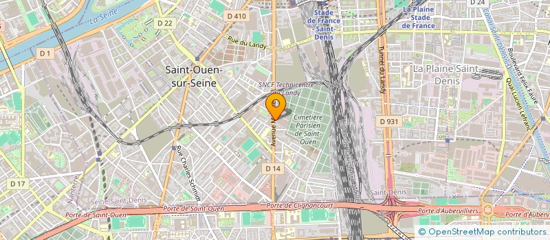 localisation de l'entreprise LE ROYAL à SAINT-OUEN-SUR-SEINE