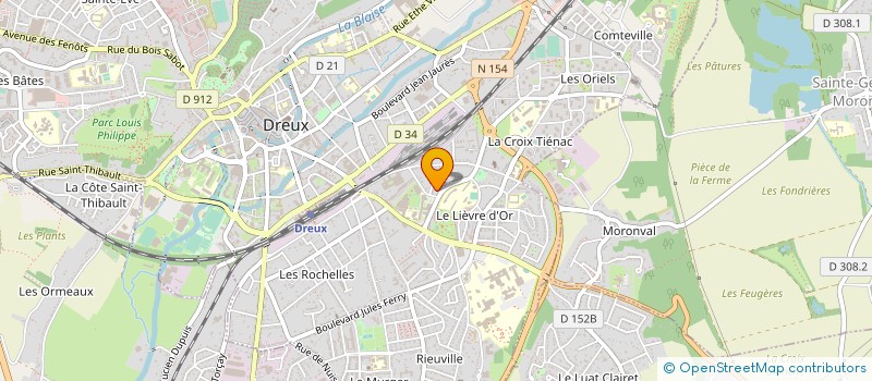 localisation de l'entreprise LE ROYAL à DREUX