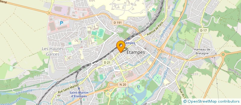 localisation de l'entreprise LE ROYAL à ETAMPES