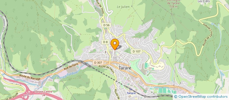 localisation de l'entreprise LE ROYAL à TARARE