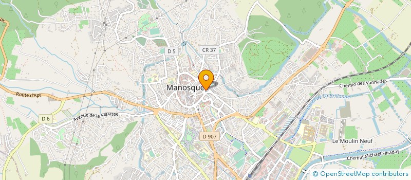 localisation de l'entreprise LE ROYAL à MANOSQUE