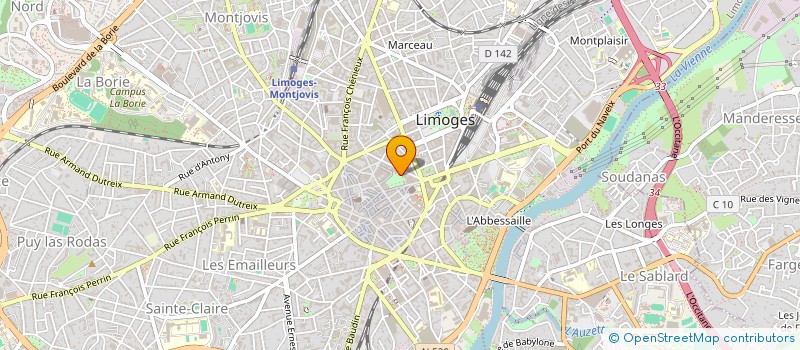 localisation de l'entreprise LE ROYAL à LIMOGES