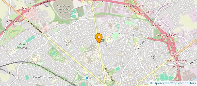 localisation de l'entreprise LE ROYAL à LENS