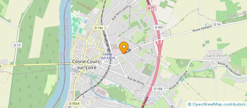 localisation de l'entreprise LE ROYAL à COSNE-COURS-SUR-LOIRE