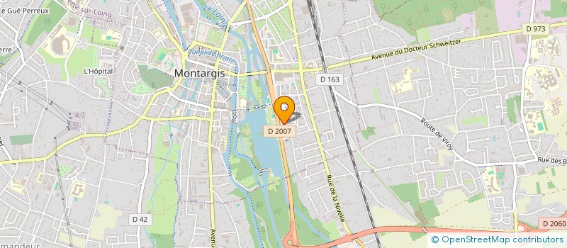 localisation de l'entreprise LE ROYAL à MONTARGIS