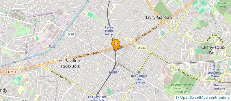 localisation de l'entreprise LE ROYAL BAR S.A.S.U  LES PAVILLONS-SOUS-BOIS