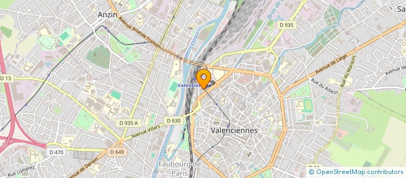 localisation de l'entreprise LE ROYAL COLISEE à VALENCIENNES