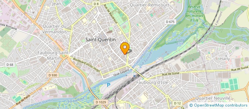 localisation de l'entreprise LE ROYAL COUSCOUS à SAINT-QUENTIN