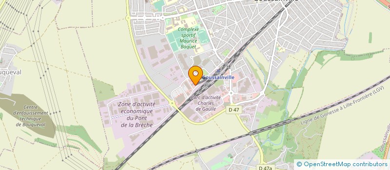 localisation de l'entreprise LE ROYAL DE GOUSSAINVILLE  GOUSSAINVILLE