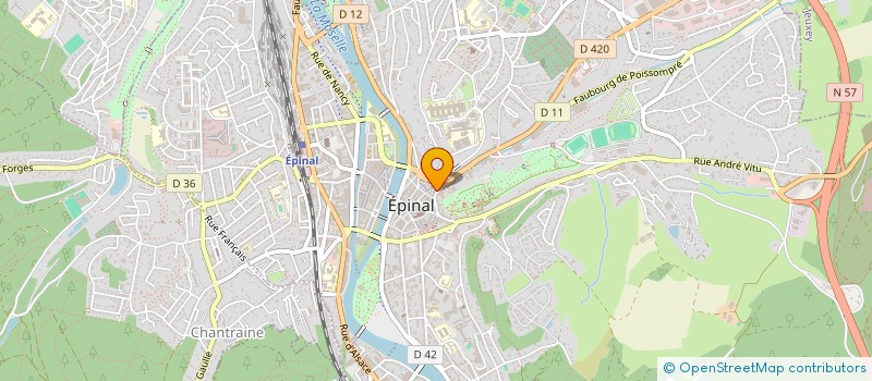 localisation de l'entreprise LE ROYAL MADRAS à EPINAL