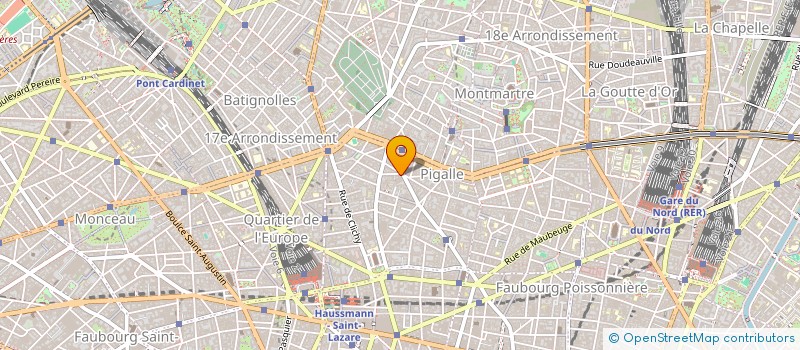localisation de l'entreprise LE ROYAL MANSART à PARIS