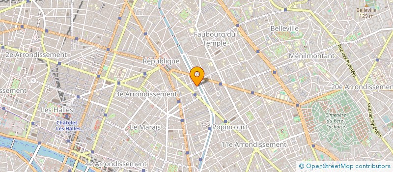 localisation de l'entreprise LE ROYAL PING PONG CLUB  PARIS