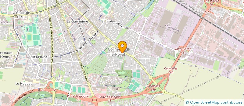 localisation de l'entreprise LE ROYAL PIZZA  CORMELLES-LE-ROYAL