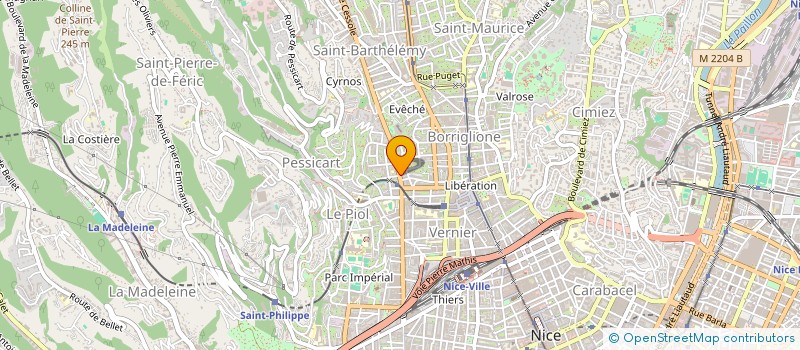 localisation de l'entreprise LE ROYAL PIZZERIA à NICE