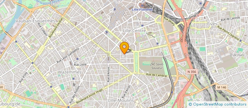 localisation de l'entreprise LE ROYAL VELOURS à LILLE